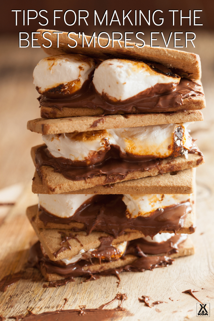 Make the best s'mores ever with these easy tips and tricks. Even learn how to make homemade marshmallows! #recipe #cooking #camping #smores