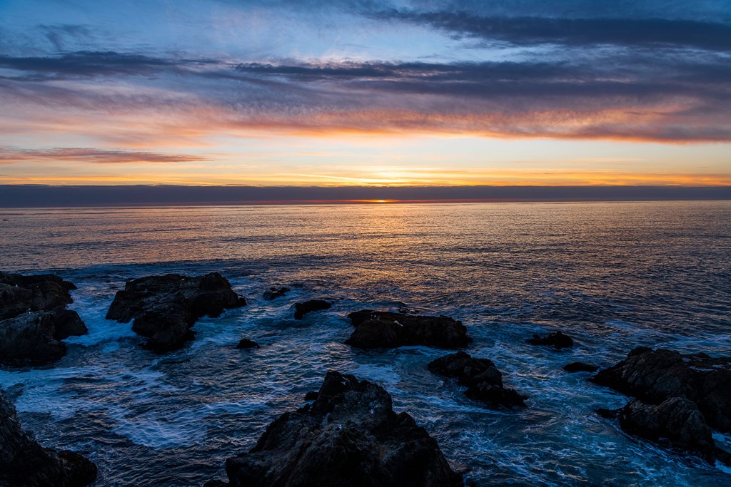 The Sunset at Bodega Head, Sonoma County CA.