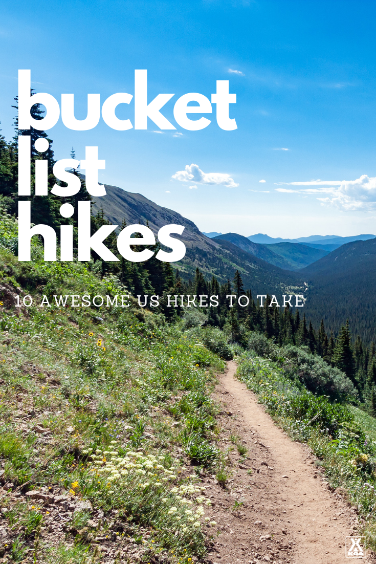 Lace up your hiking boots and hit the trail on some of the best hikes the US has to offer. Here are our top ten hikes in America.