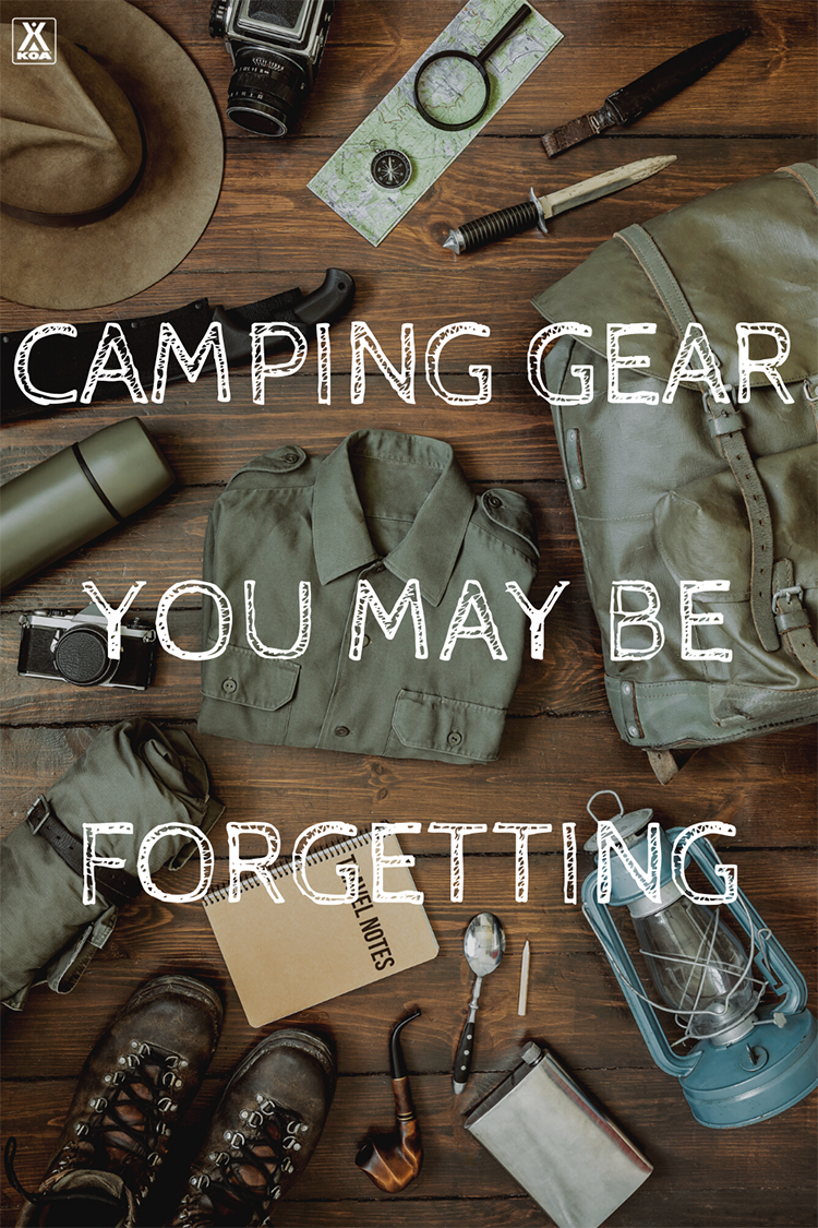 It's can be easy to name the camping essentials, but might you be forgetting something? Here are some important items that campers may not remember to bring on their outdoor adventures.