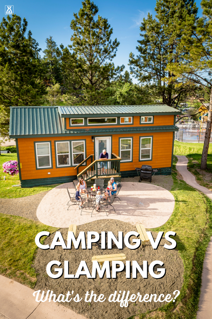 What is glamping and what's the difference between camping and glamping?