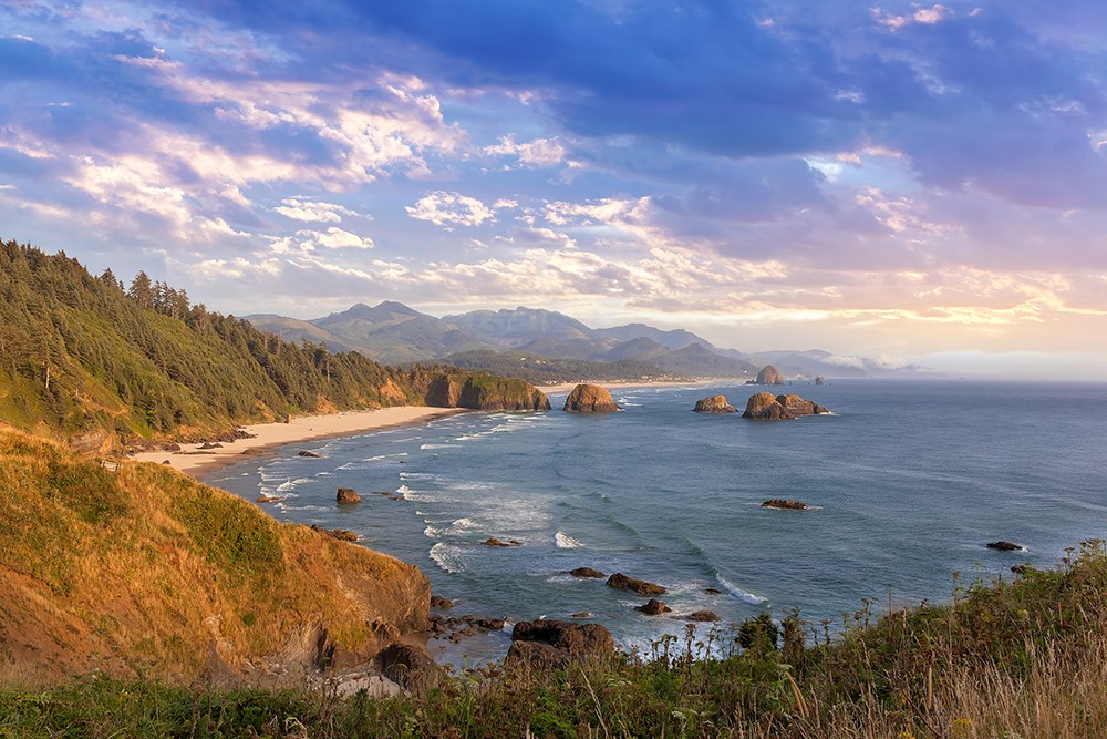 Crescent Beach from Ecola State Park at the Oregon Coast