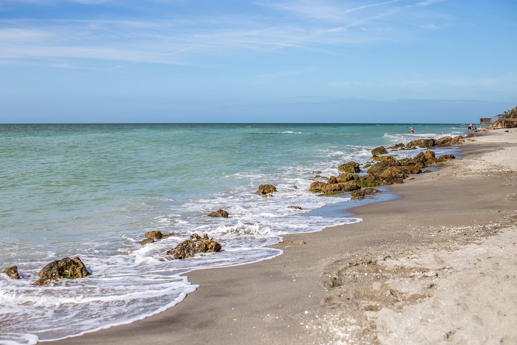 Caspersen Beach, located on the Gulf Coast of Florida, is a beautiful natural area of beach known for sharks teeth.