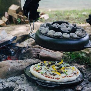 Lodge Cast Iron Campfire Pizza Image