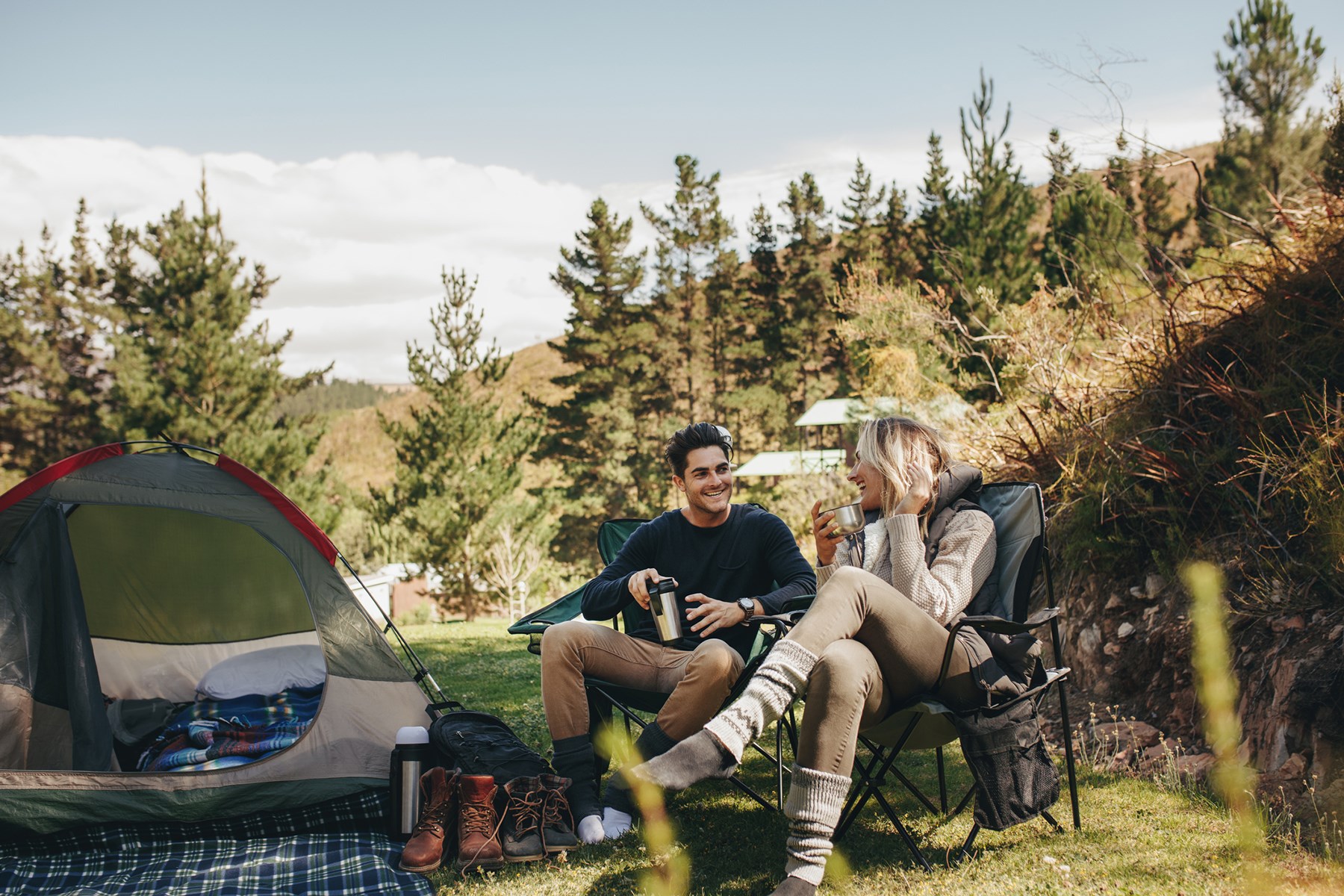 How to Hang Lights in a Camping Tent - STKR Concepts