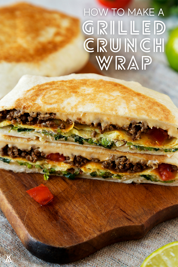 Make a crunch wrap while camping? Why not! Kids and grownups both love this craveable take on a restaurant classic.