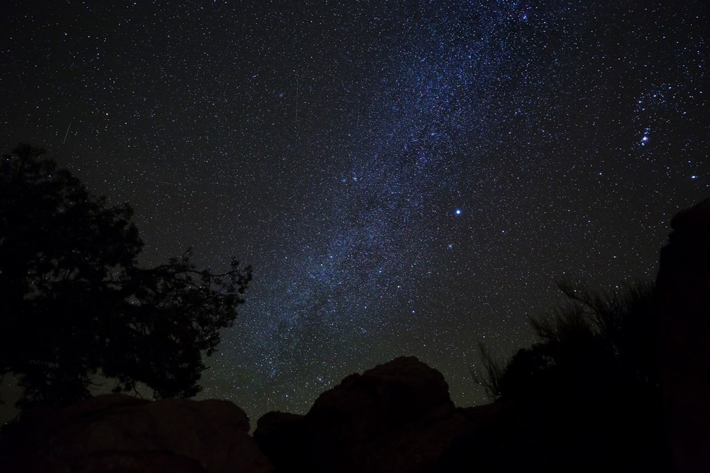 Milky Way Astrophotography at Dead Horse point in Canyonlands State Park.