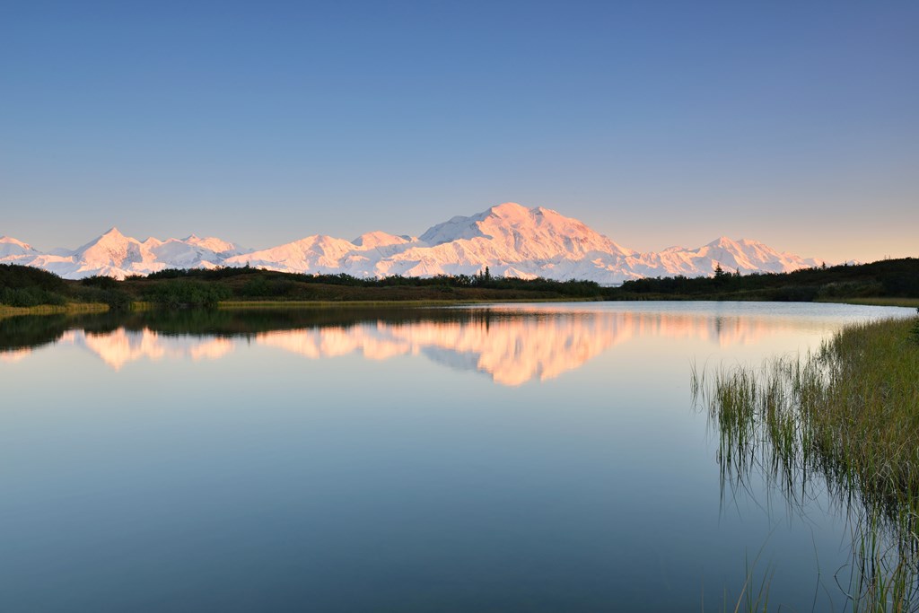 Denali Mountain and Reflection Pond, Alaska