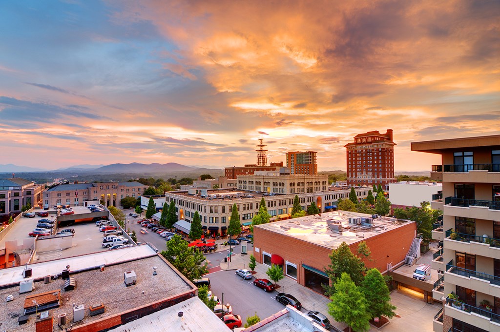 Downtown Asheville, North Carolina at Grove Arcade