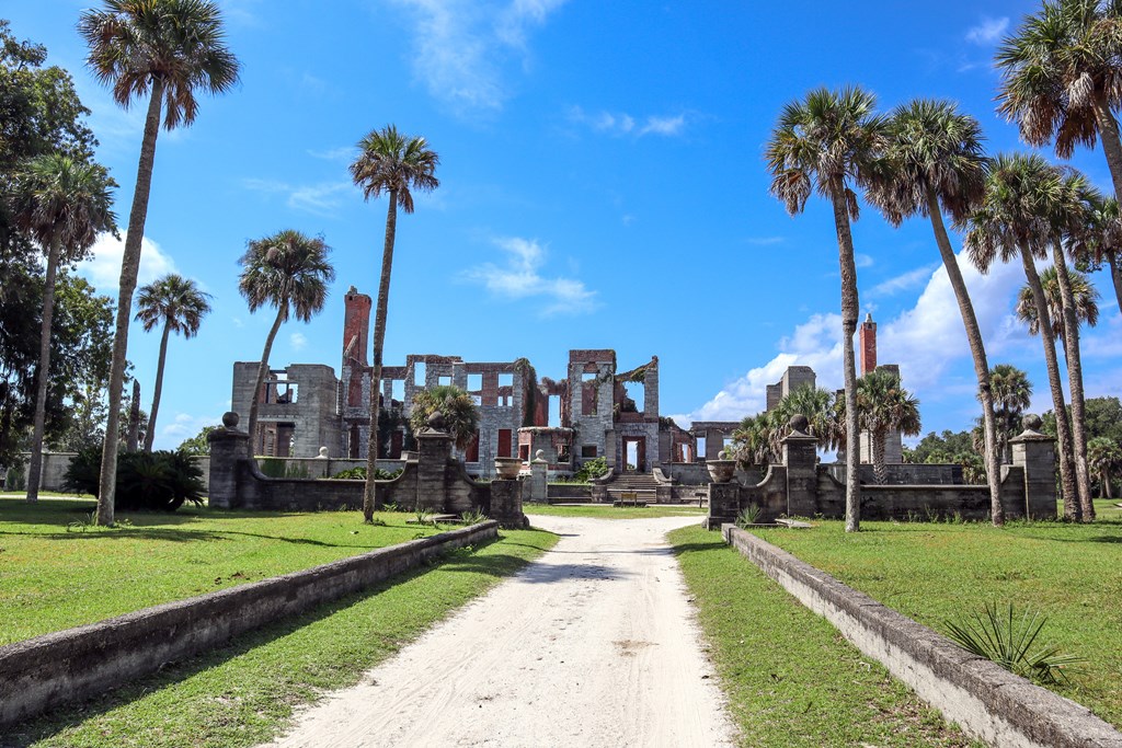 A shot of the Dungeness Mansion ruins at Cumberland Island, Georgia.