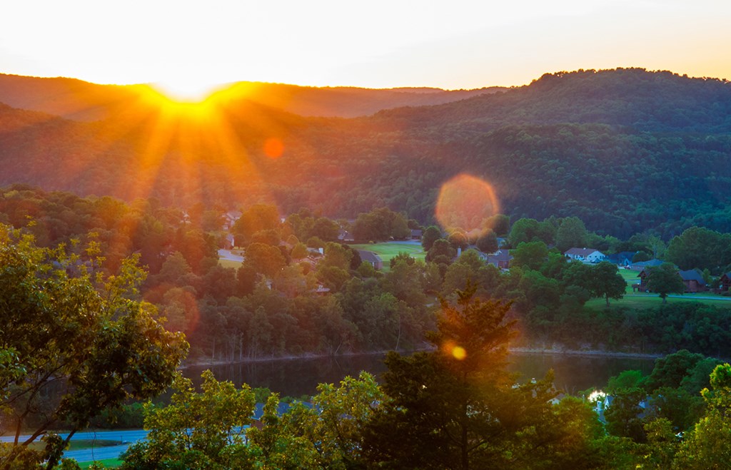 Sunset in Eureka Springs, Arkansas