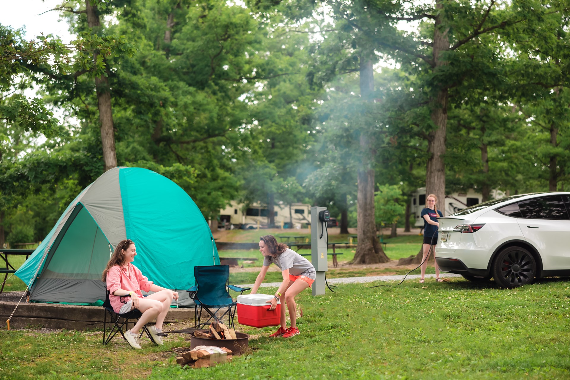 SUMMER CAMPING IN AN ICE TENT????? 