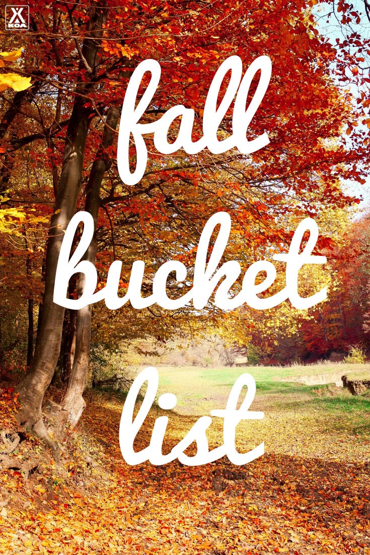 Add these items to your fall bucket list.