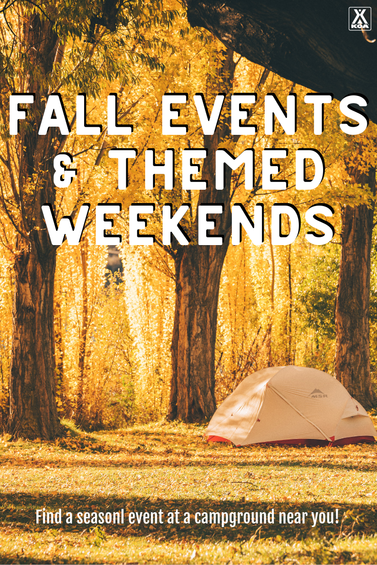 From hayrides to pumpkin carving to wine tastings, big things are happening at campgrounds this fall and winter! Check out our complete list of events and themed weekends taking place at KOA campgrounds across North America this fall.