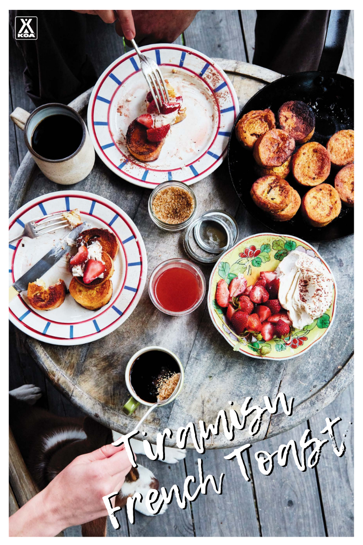 Make Tiramisu French Toast. This yummy breakfast dish is sure to please. #breakfast #recipe