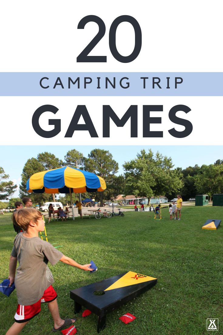 Whether you're looking for camping games to play outdoors or indoors on a rainy day, you'll find something for everyone in our list of family-friendly camping games!