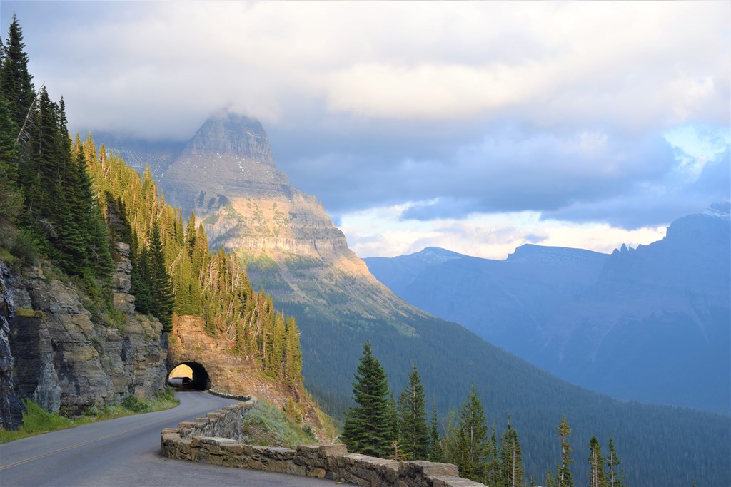 East Tunnel of The Going To The Sun Road