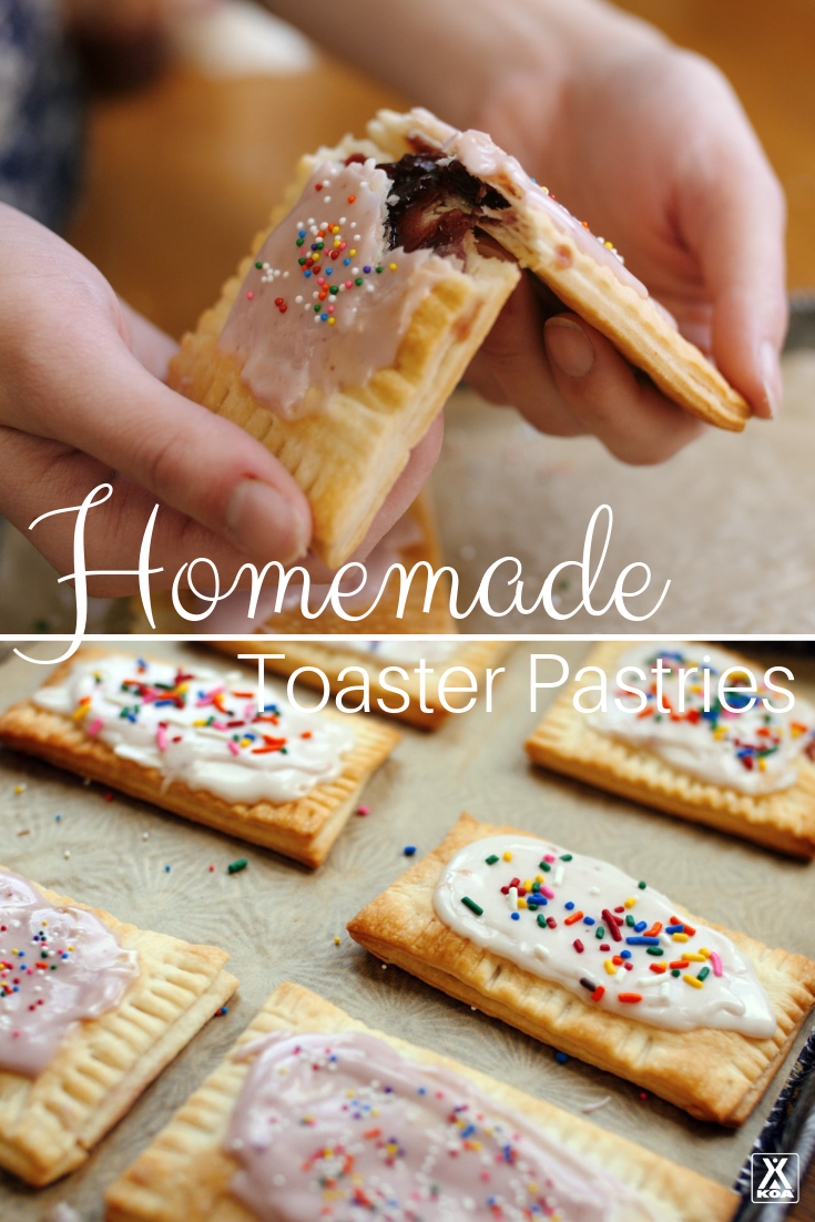 Make toaster pastries at home with this easy recipe. #recipe #poptarts #toasterpastries