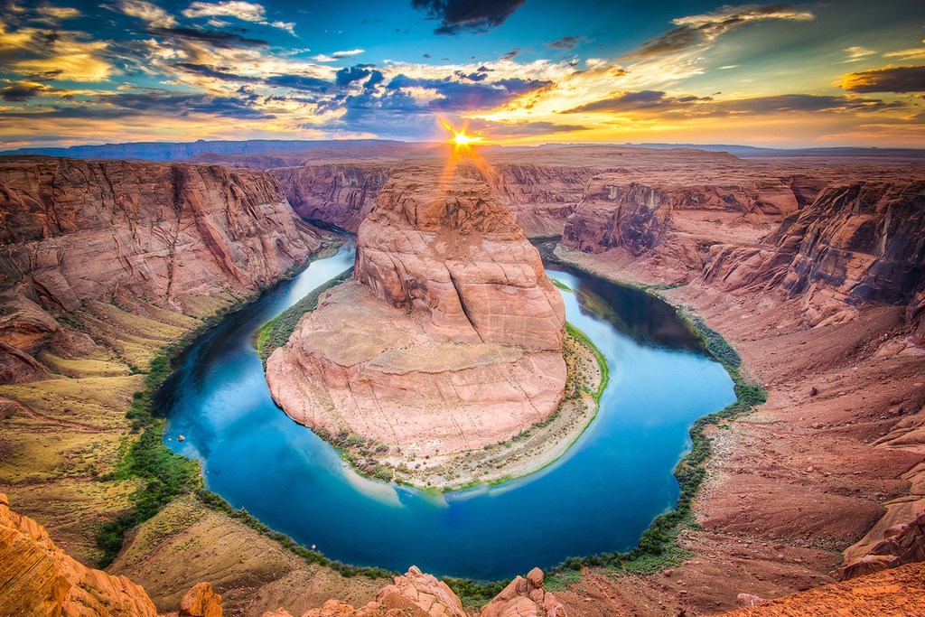 Sunset at The Horseshoe Bend