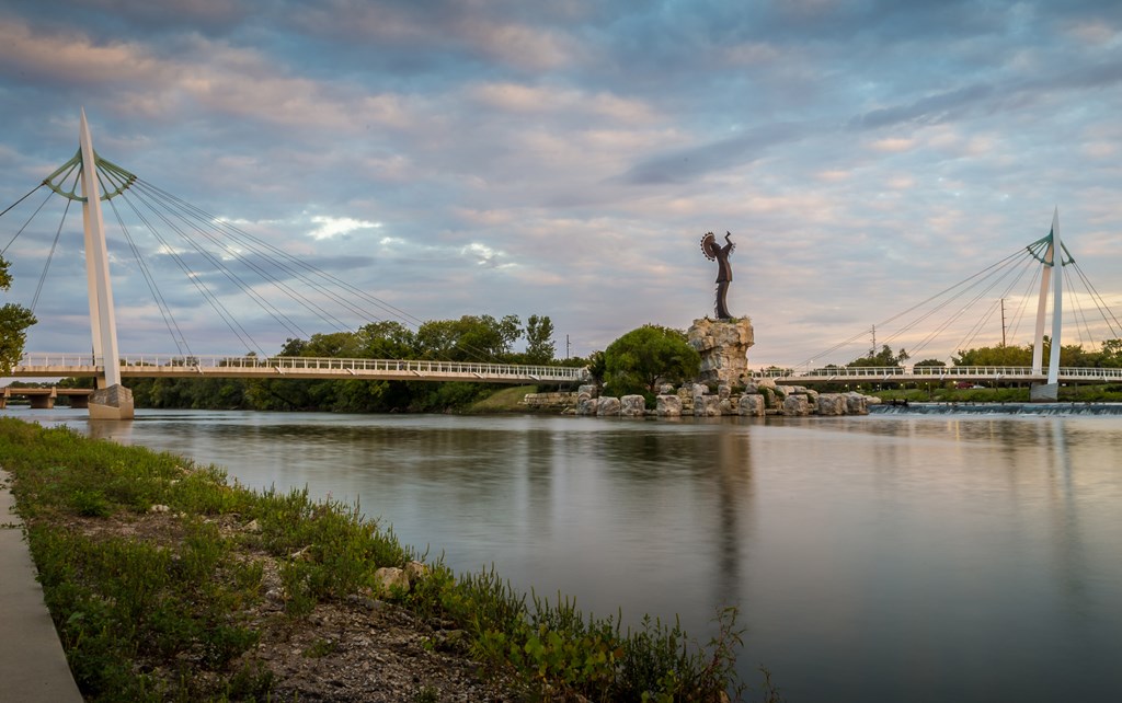 Keeper of the Plains in Wichita, Kansas.