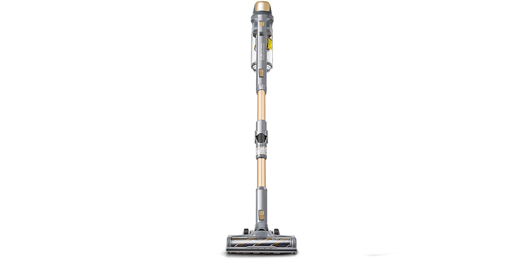 Cordless stick vacuum on a white background.