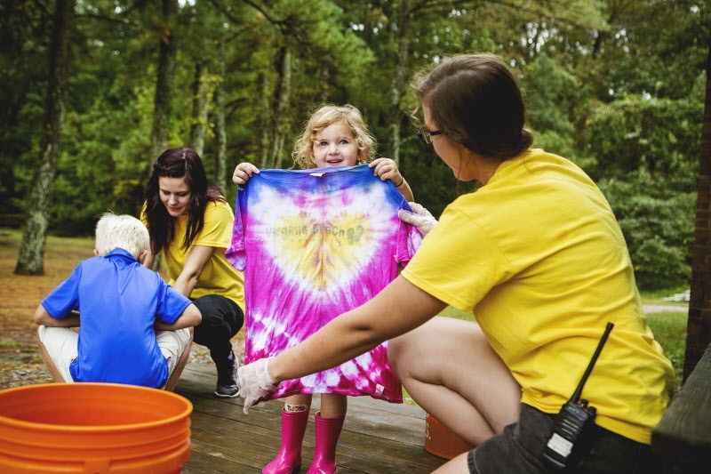 Kids camping activities at KOA