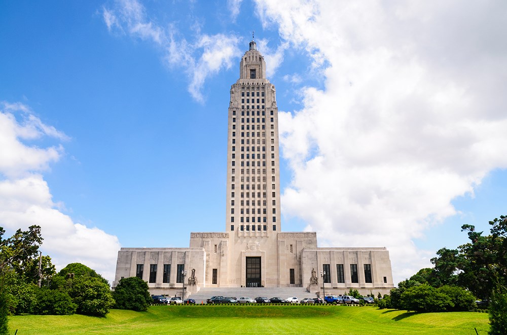 Louisiana State Capitol building.