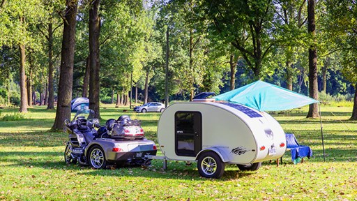 A Guide Motorcycle Campers & Pull-Behind Trailers KOA Camping Blog