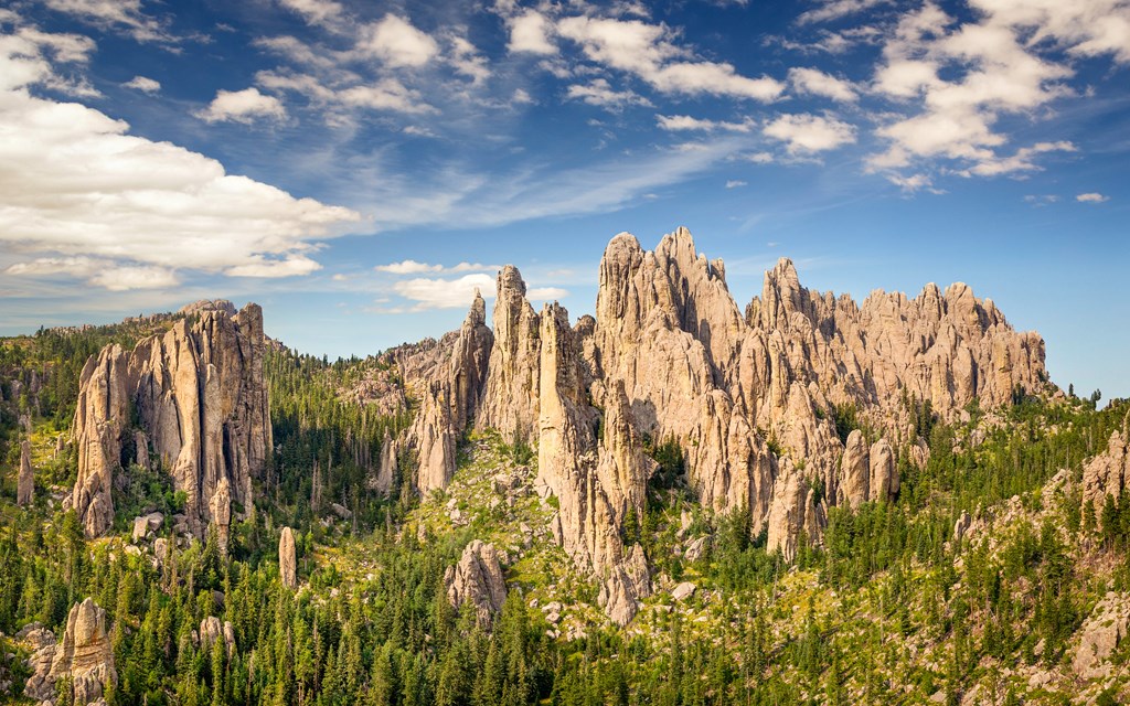 Needles Highway in Custer State Park.