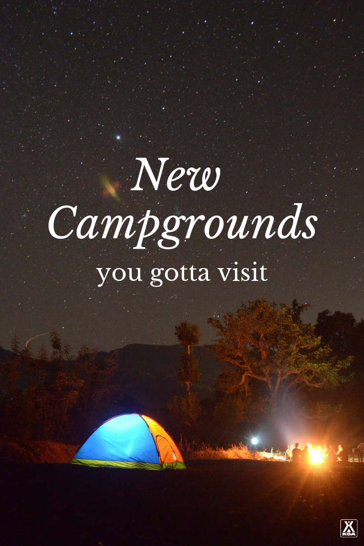 Visit these awesome new campgrounds on your next camping trip. #camp #camping #campground