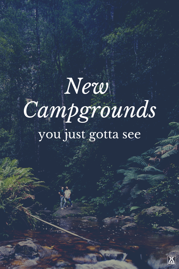 Here are some awesome new campgrounds you should check out. #camping #campground