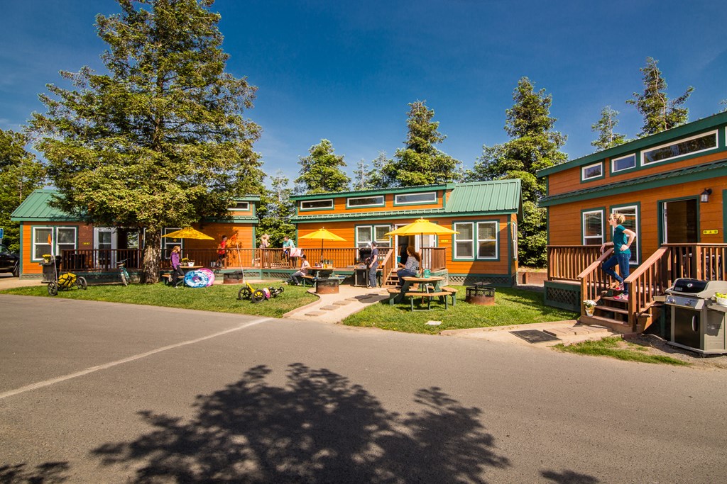Deluxe Cabins at the San Francisco North/Petaluma KOA.