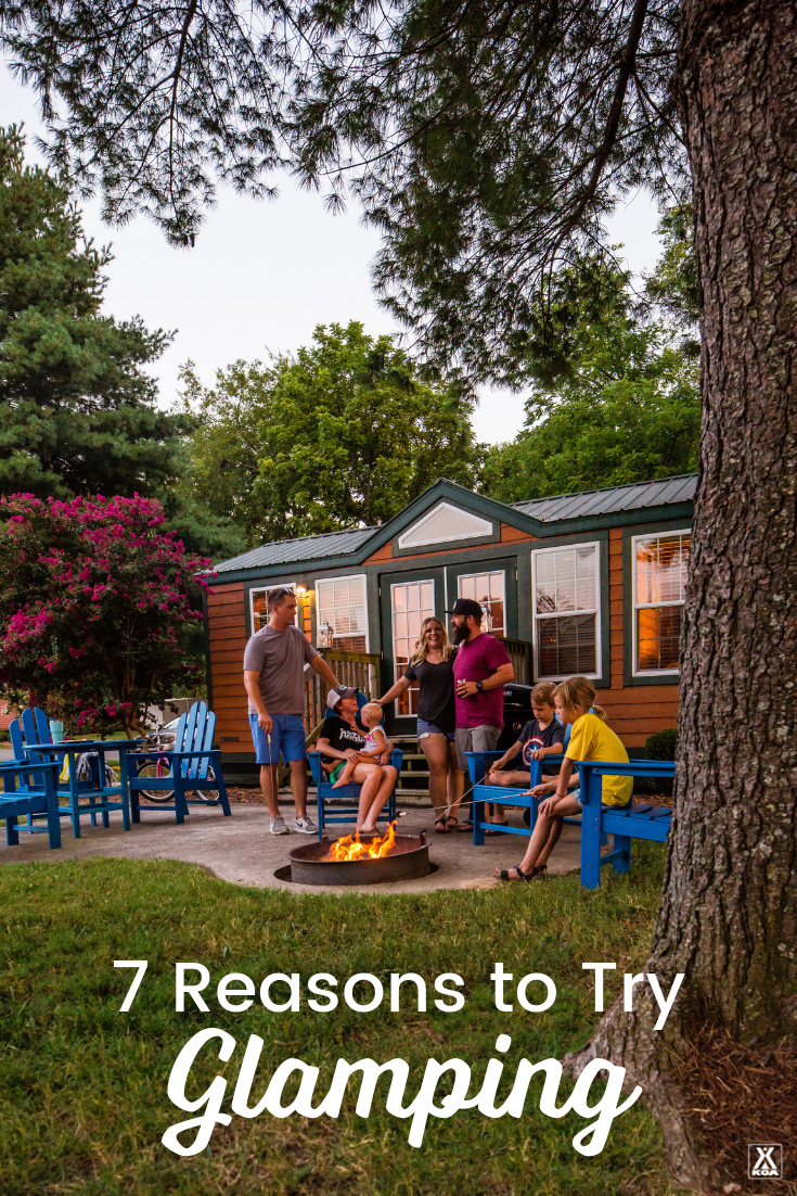 Ever thought of trying glamping? Learn about this comfortable way to camp and seven reasons why we think you should definitely try glamping. #glamping #glamp #camping