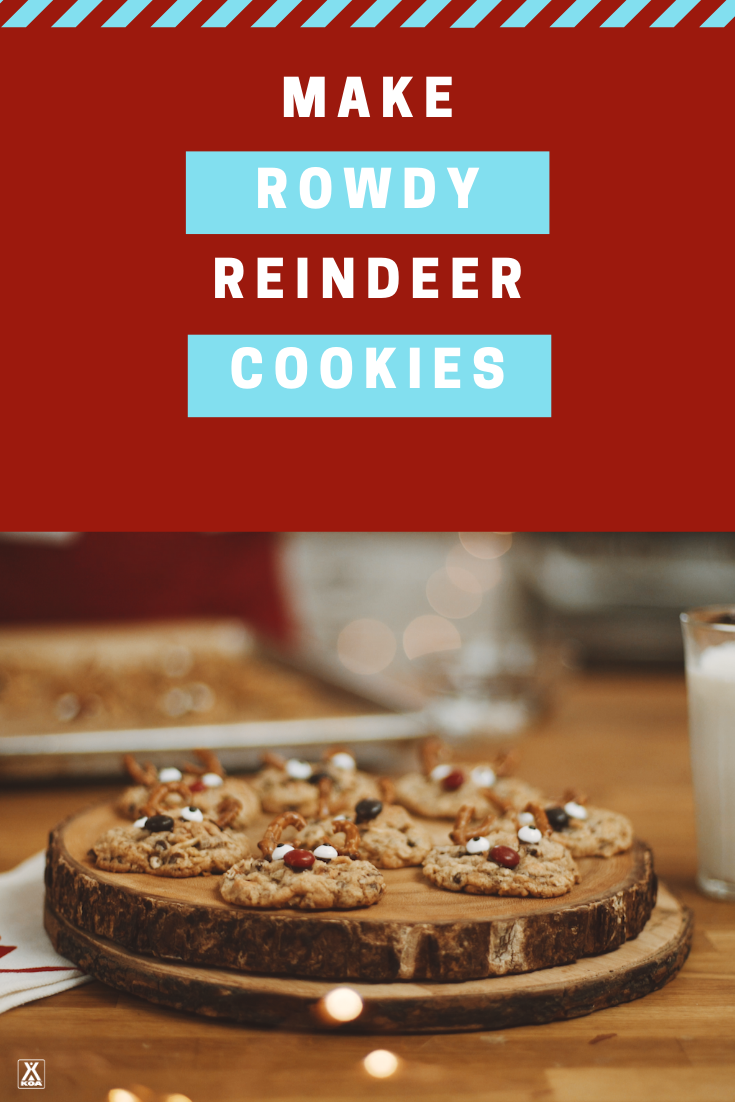 Make reindeer holiday cookies.