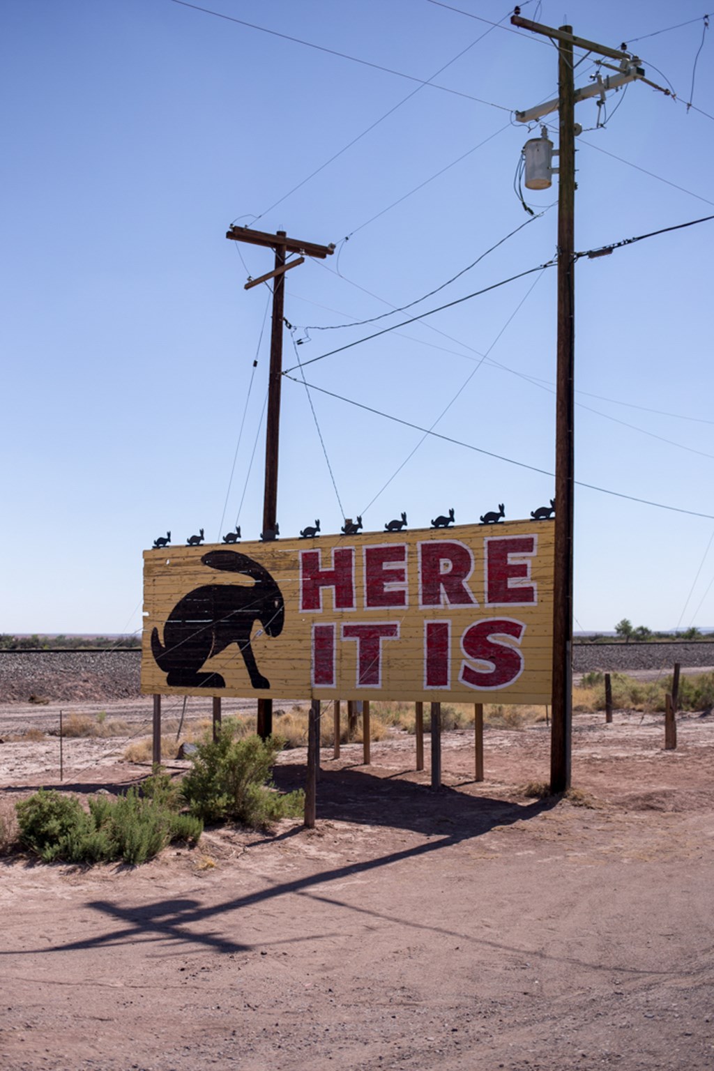 Jackrabbit Trading Post Sign Route 66