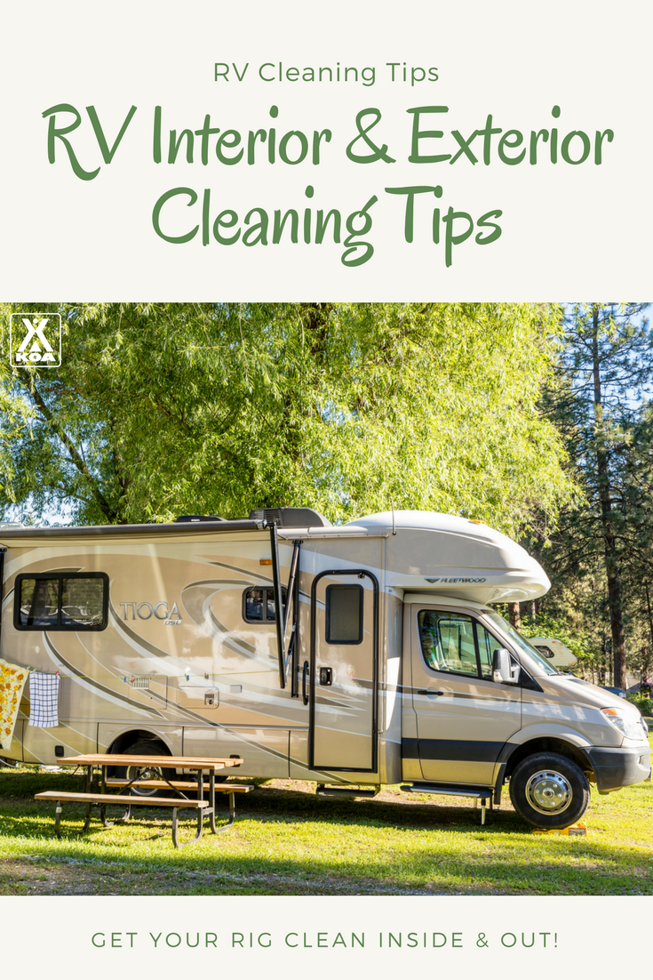 Use these tips to clean your RV