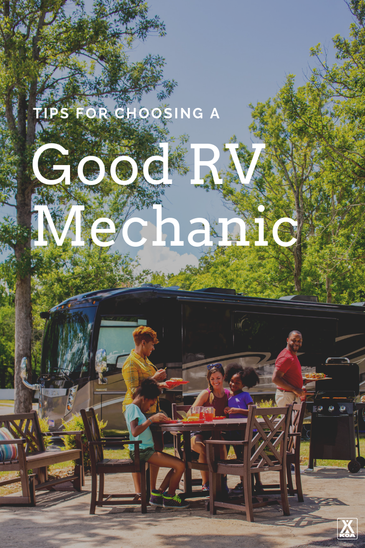 Six tips to help you choose a good mechanic to work on your RV, even if you're far from home. #RV #RVing #GoRVing