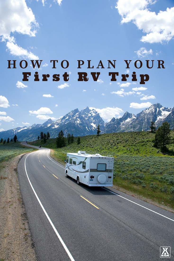 Use these tips to plan your first RV road trip