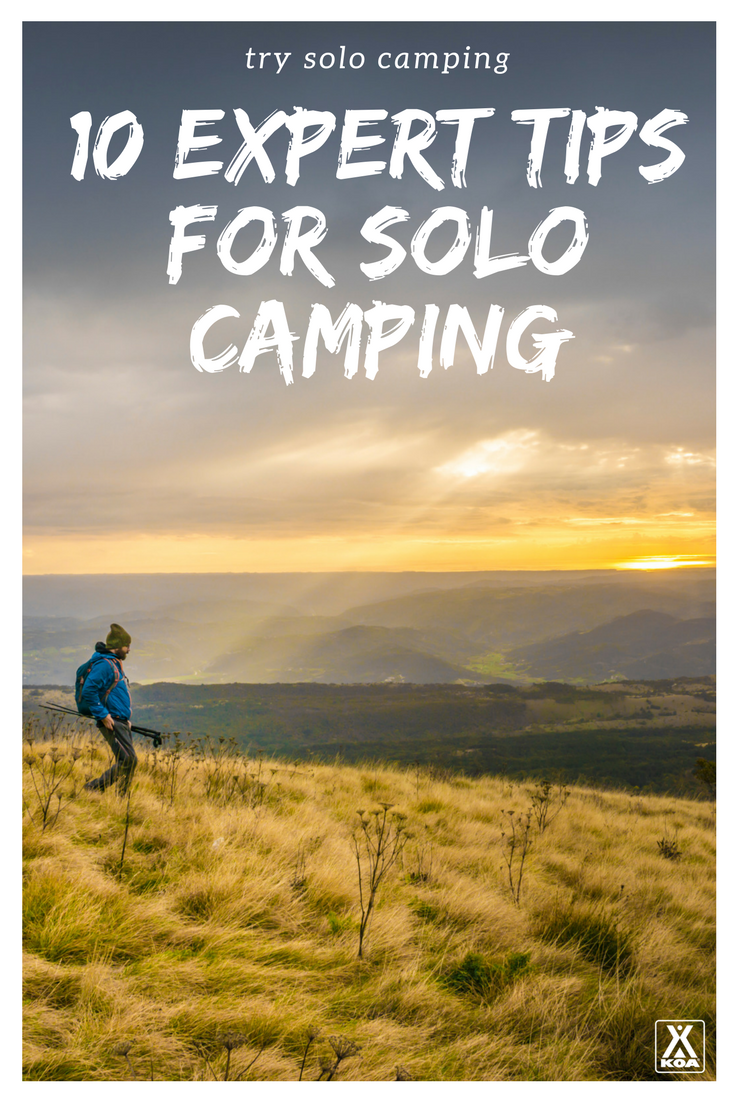 solo camping trip tips