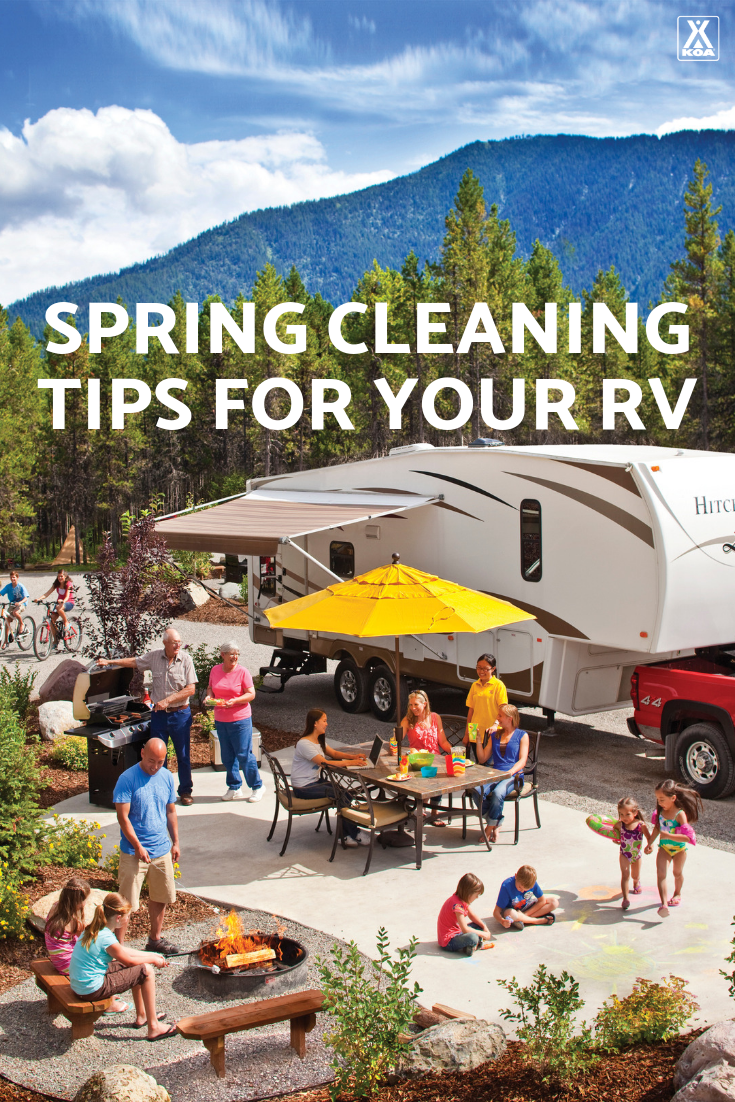 Do not keep the spring cleaning at home! Use these simple tips and tricks to clean your trailer in the spring so you're ready for a new camp season.