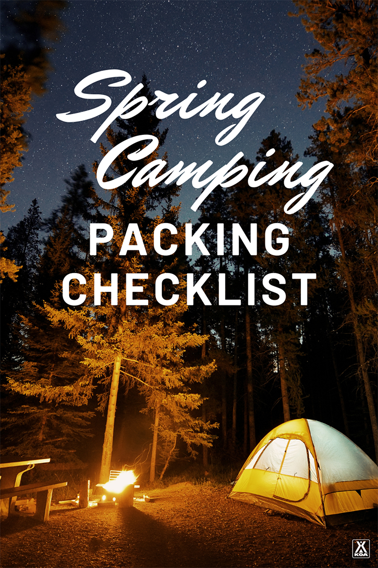 With a little extra planning and the right spring camping checklist, you'll be all set for a successful spring camping trip!