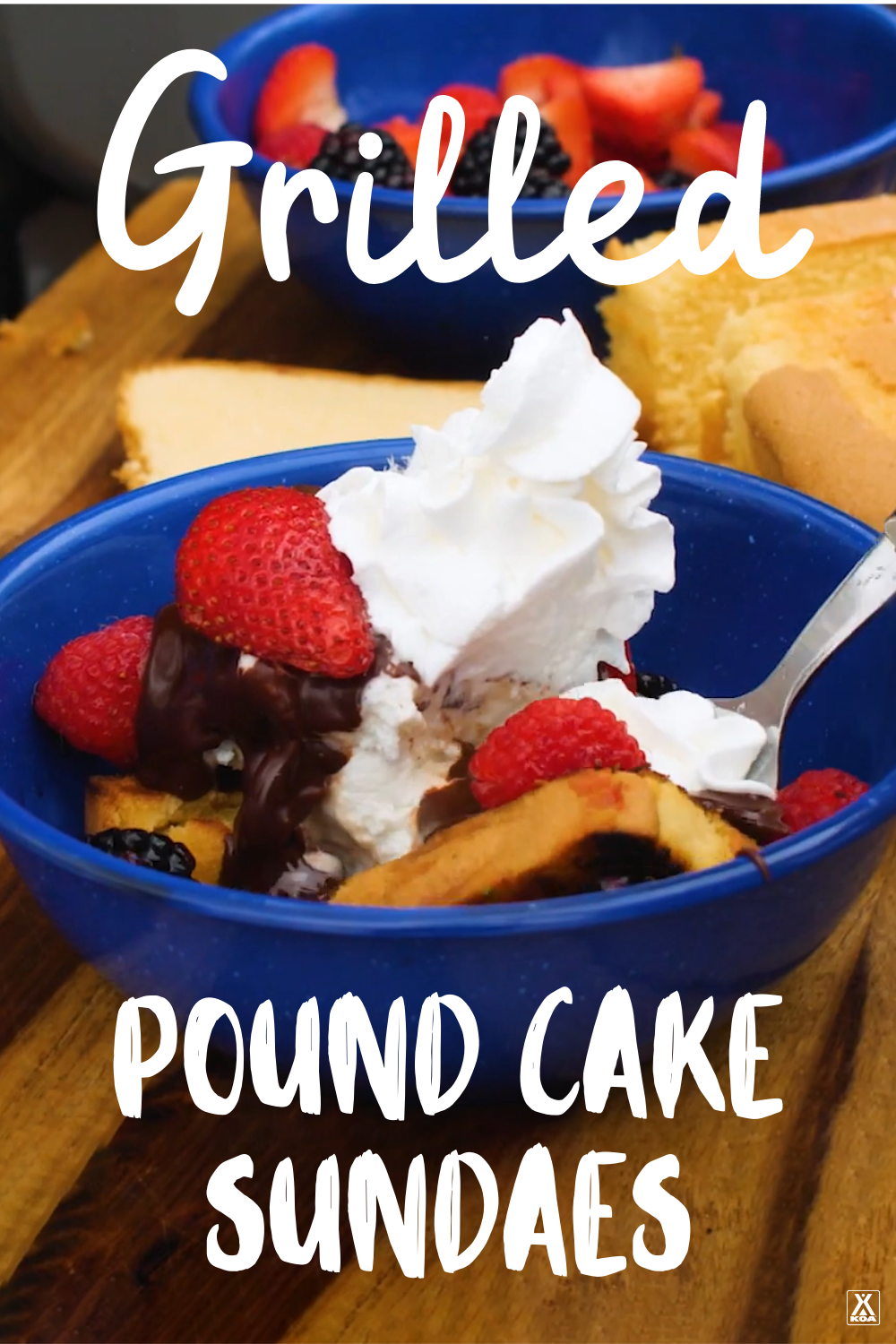 Get creative with your campfire or grill to take an everyday sundae to the next level. Our grilled pound cake sundae is sweet, warm and smoky. Try this fun camping dessert recipe!