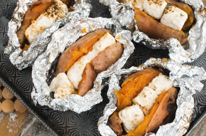 Campfire Sweet Potatoes 