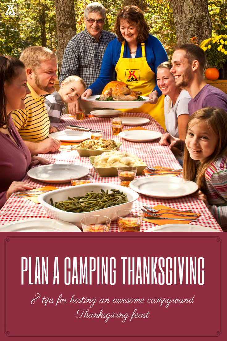 Plan a camping Thanksgiving