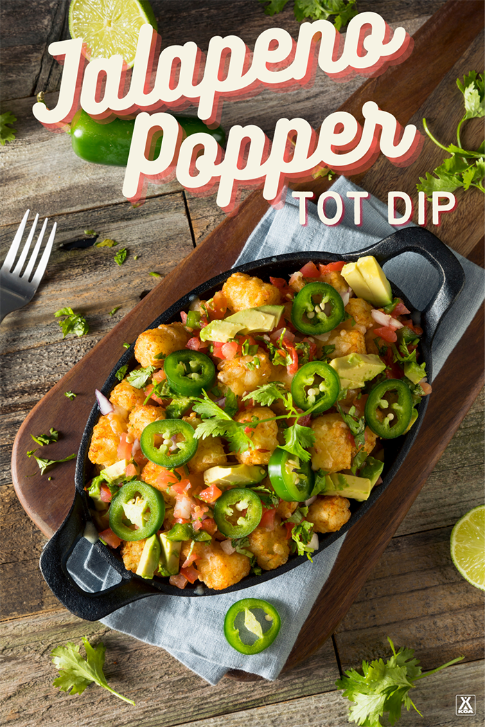 Dip into this totally tasty recipe. Our jalapeno popper tot dip is a unique dip recipe that's sure to please at your next pot luck.