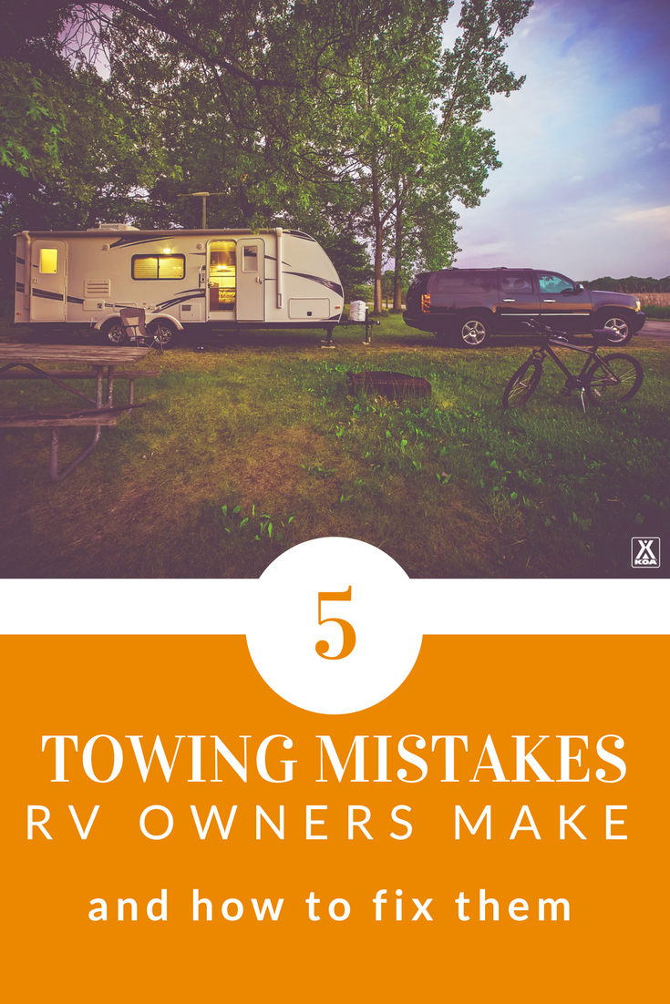 Don't make these RV towing mistakes!