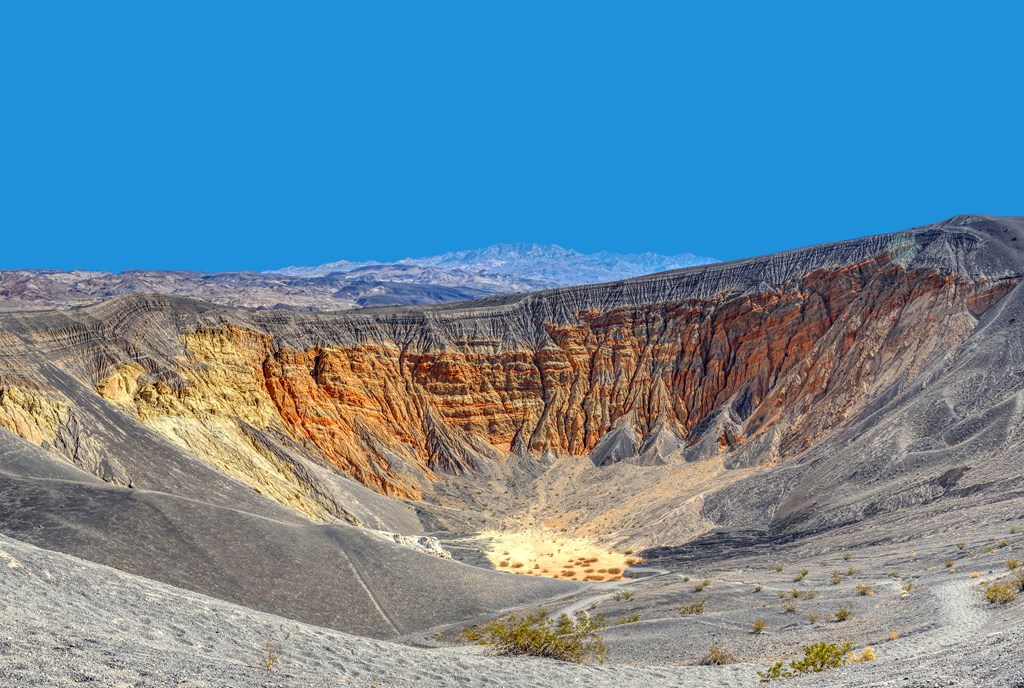 Ubehebe Crater in Death Valley National Park, California