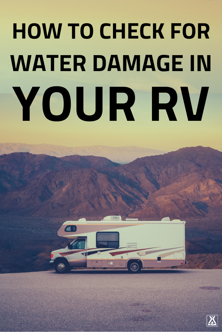 Water damage can mean costly repairs to your RV. Our resident RV expert shares how he checks his RV for water damage. #RV #RVing #RVMaintenance