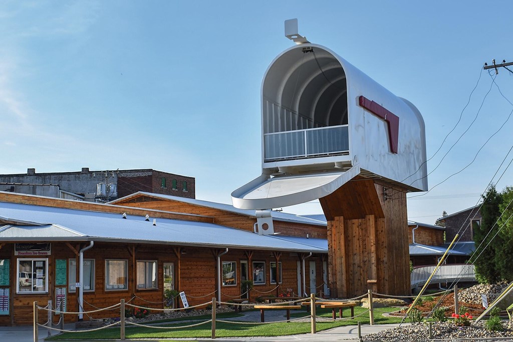 The world's largest mailbox.