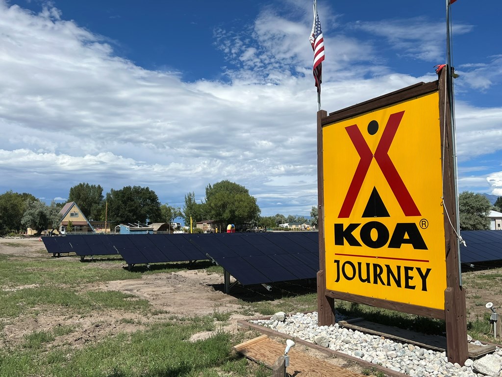 Alamosa / Great Sand Dunes KOA is 100% solar!
